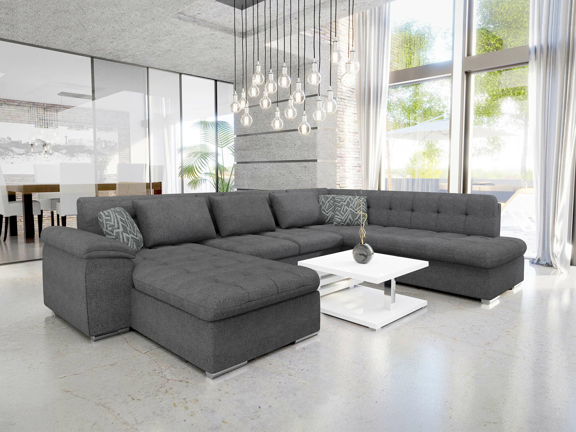 Ecksofa Comfivo Gemma V (Sicuro 80 + Sempre 9)