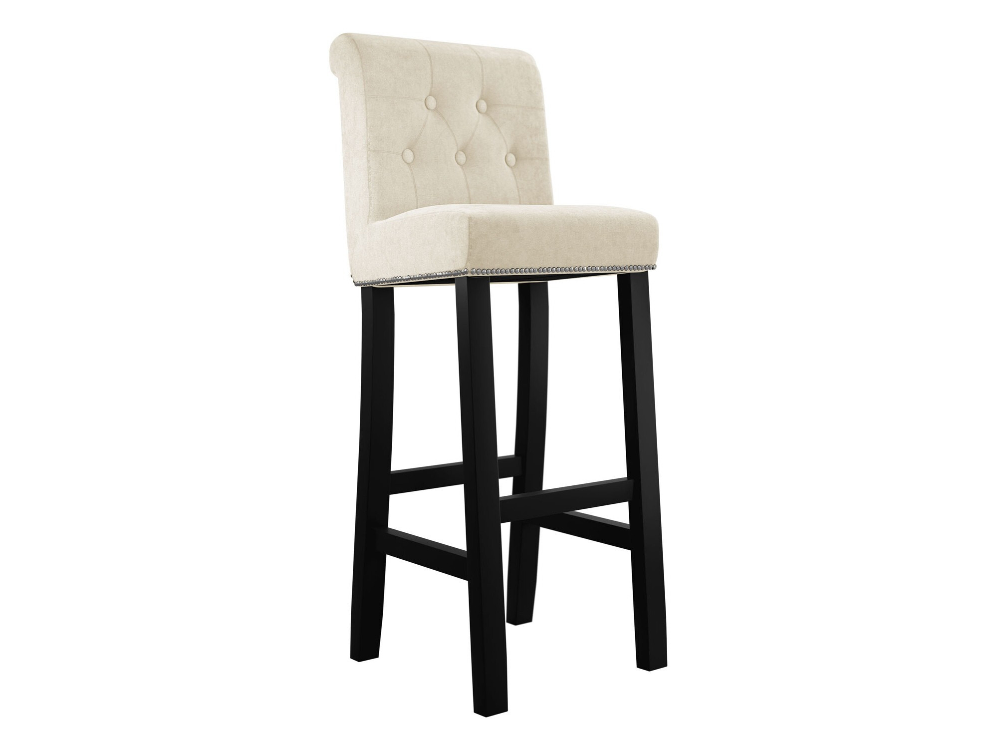 Barstuhl Jackson 100 (Schwarz + Magic Velvet 2250)