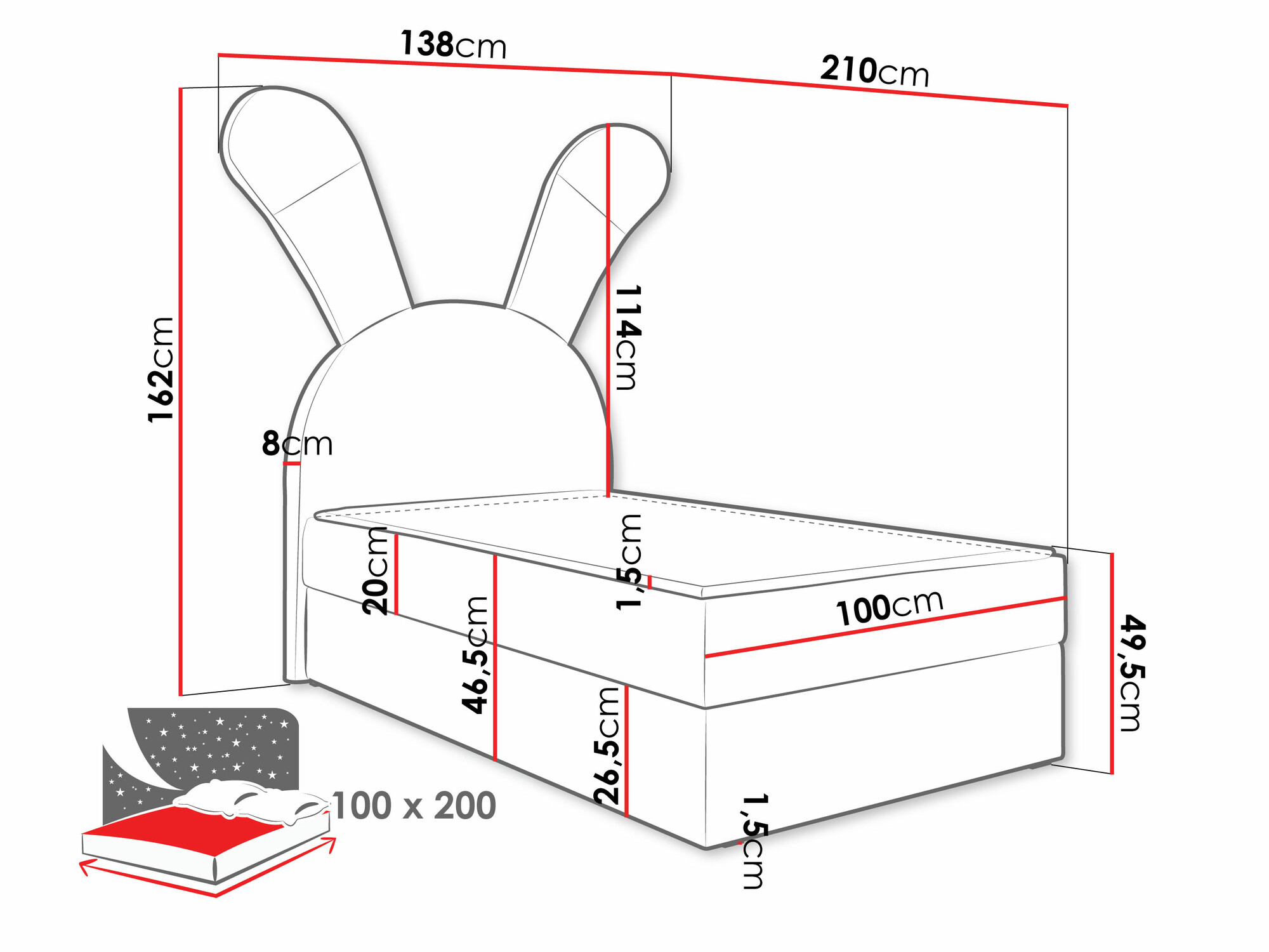 Boxspringbett Stylus (Magic Velvet 2239)