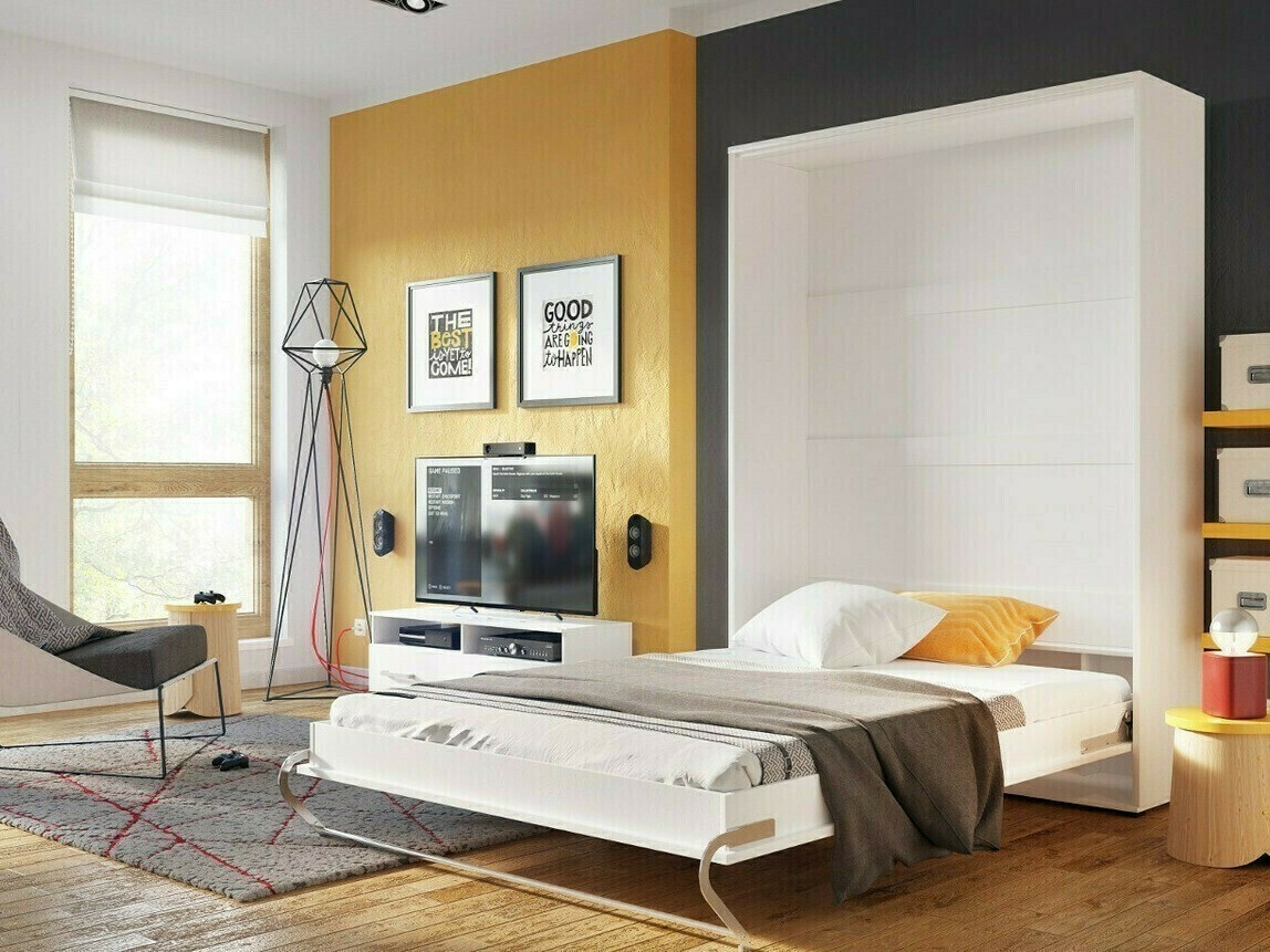 Schrankbett Concept Pro Lenart III (Weiß)