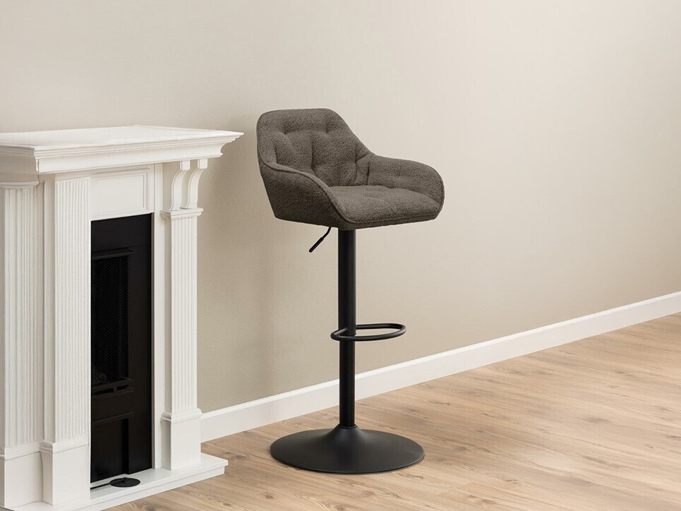 Barstuhl Norsica 776 (Schwarz + Braun)