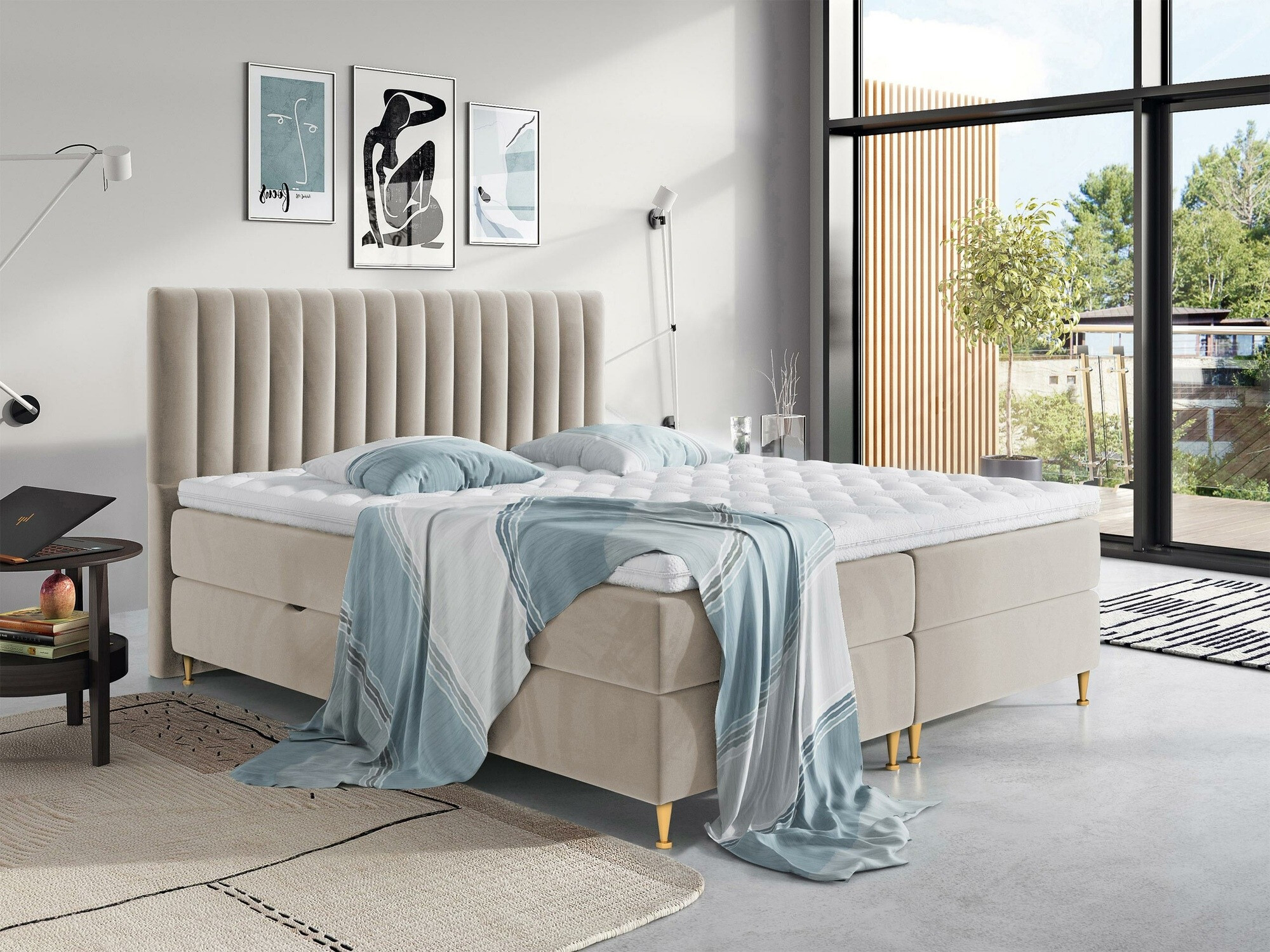 Boxspringbett ComfiDream Fjorina (Fresh 01)