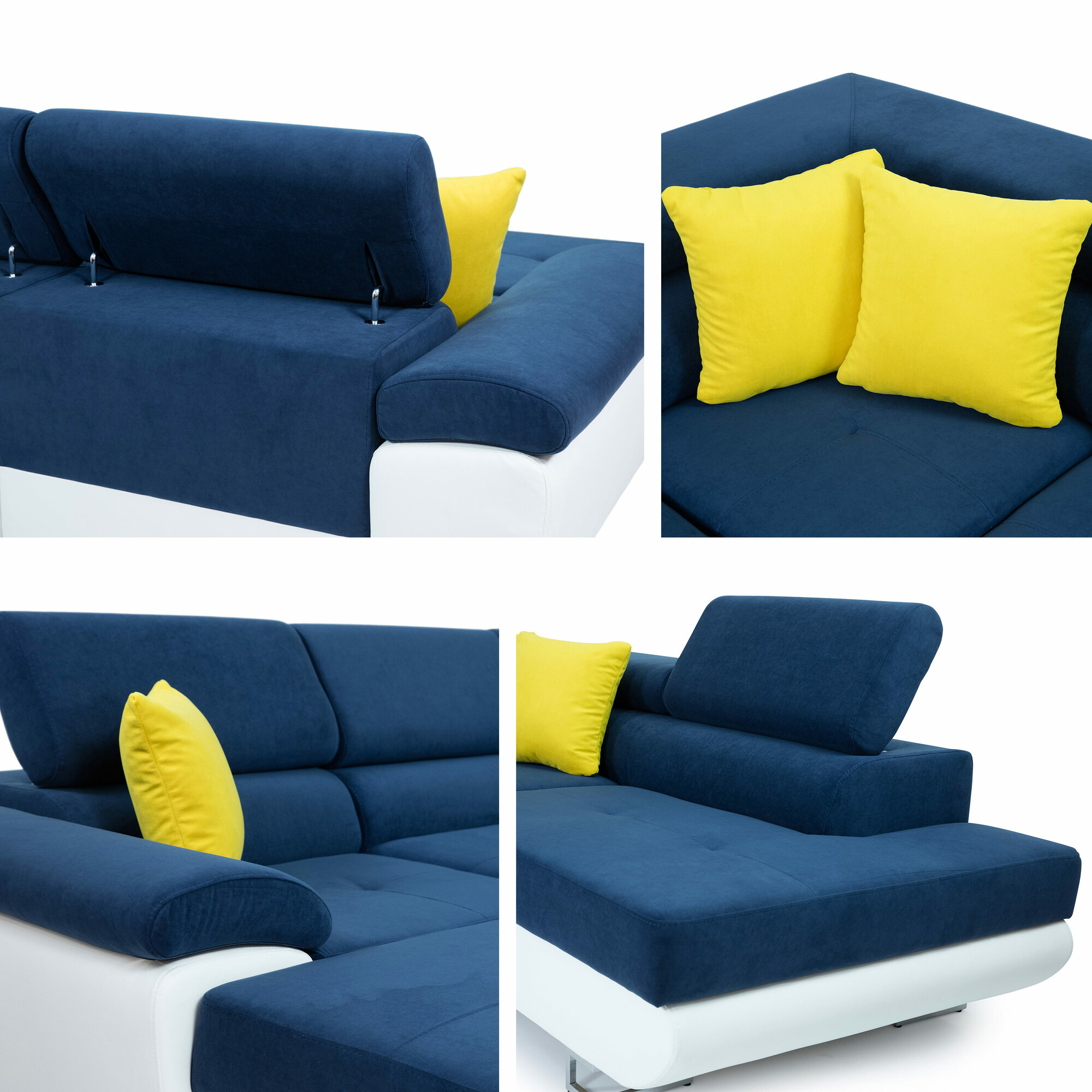 Ecksofa Comfivo Ruta IV (Soft 017 + Lux 06 + Soft 017)