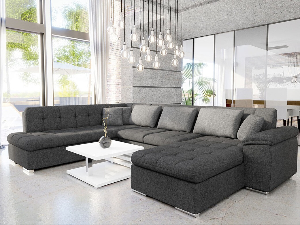 Ecksofa Comfivo 140 (Lux 06 + Lux 06 + Lux 05)
