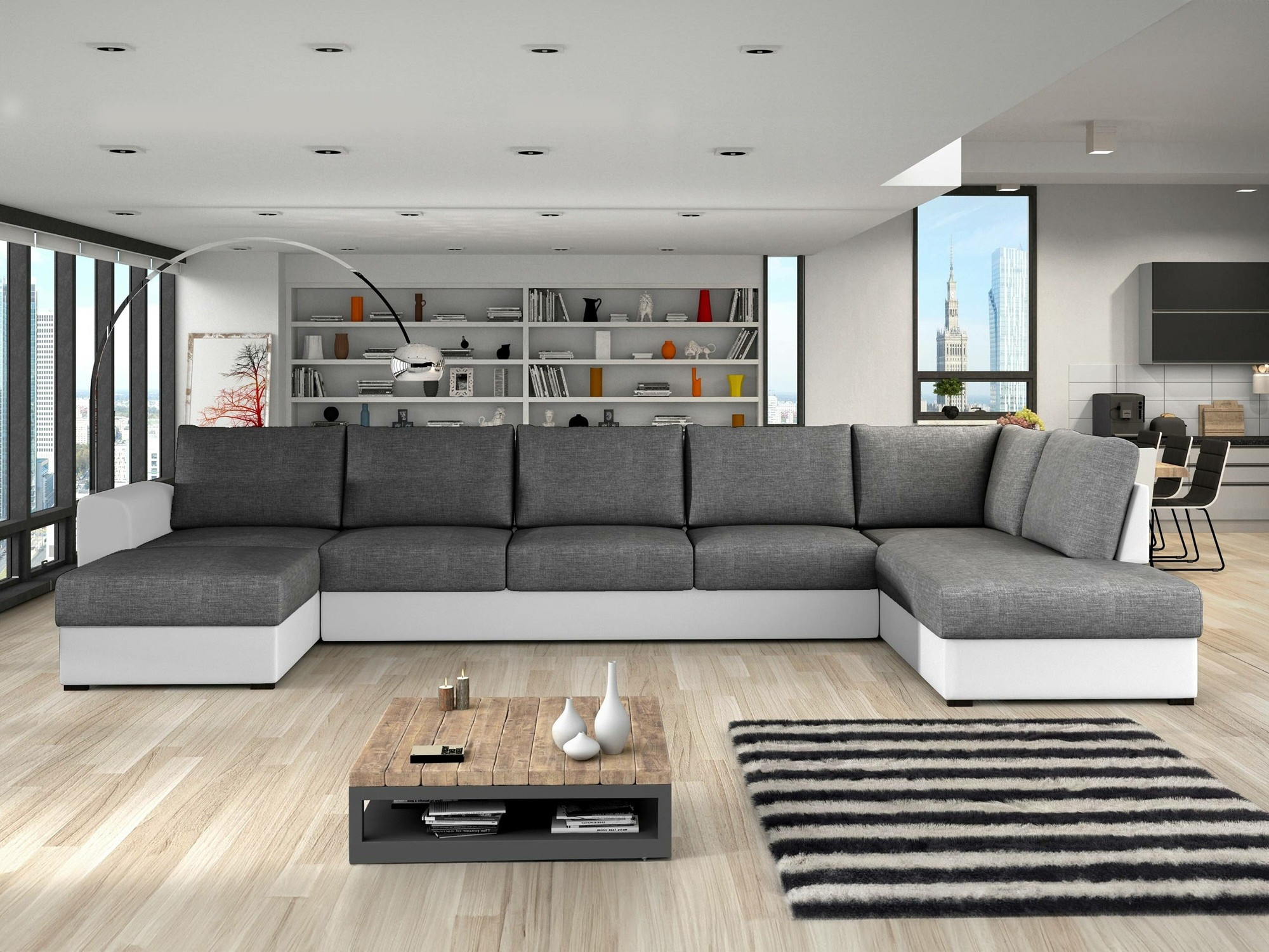 Ecksofa Comfivo Flumen I (Soft 017 + Lux 06)