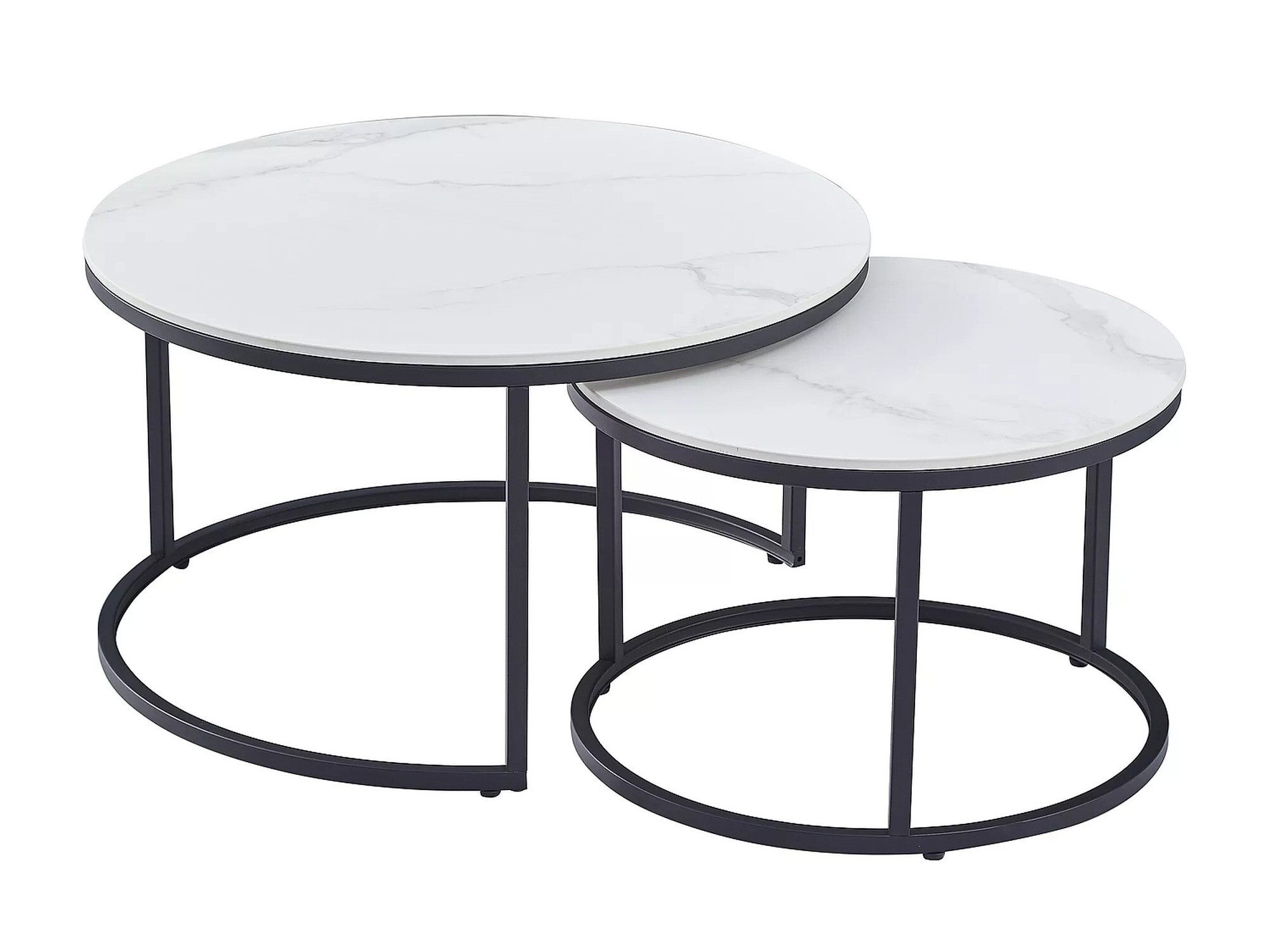 Couchtischset Detroit 607 (Weißer Marmor)