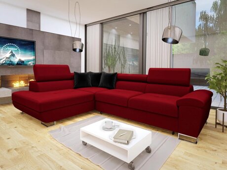 Ecksofa Comfivo 166 (Venus Velvet 2926 + Magic Velvet 2219)