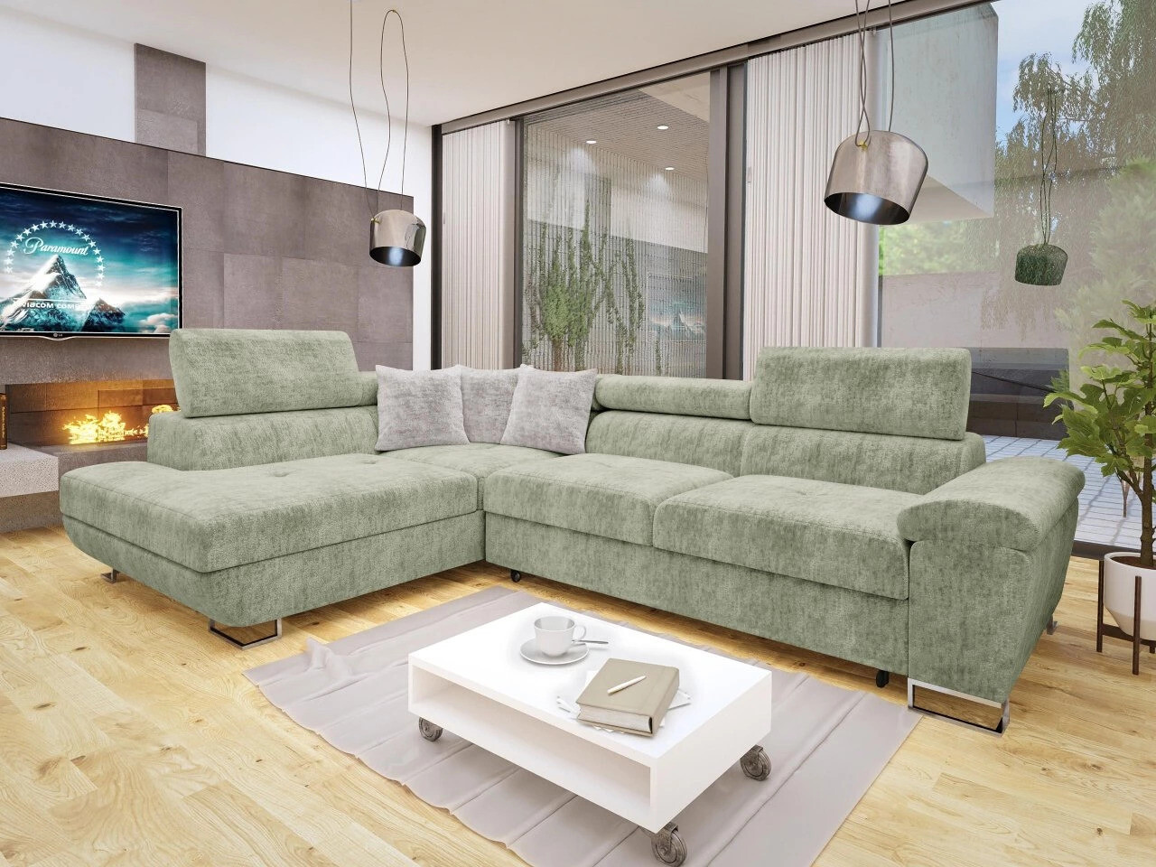 Ecksofa Comfivo Ruta II (Miu 2049 + Miu 2059)