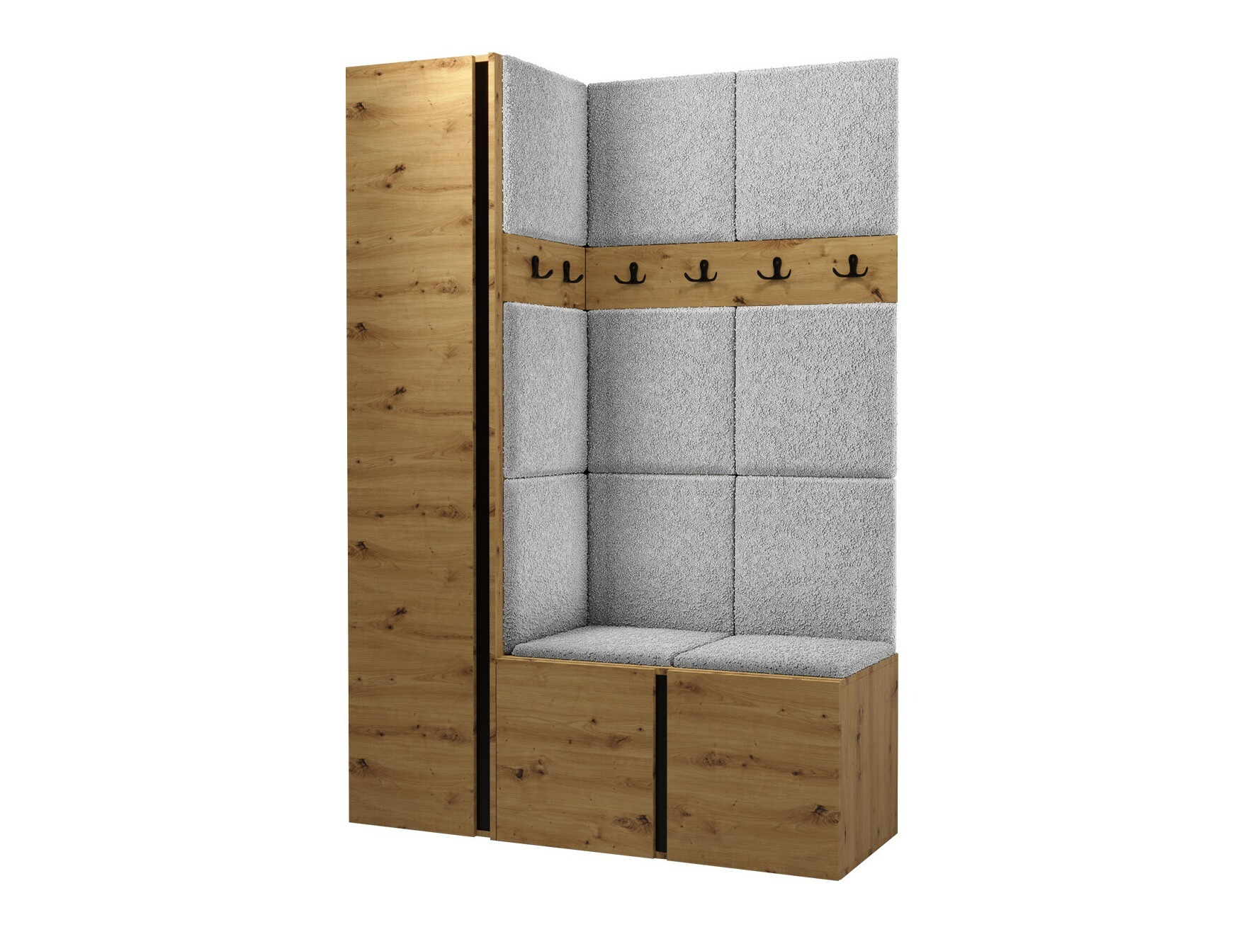 Flurgarnitur Pinis IX (Artisan Eichenholzoptik)