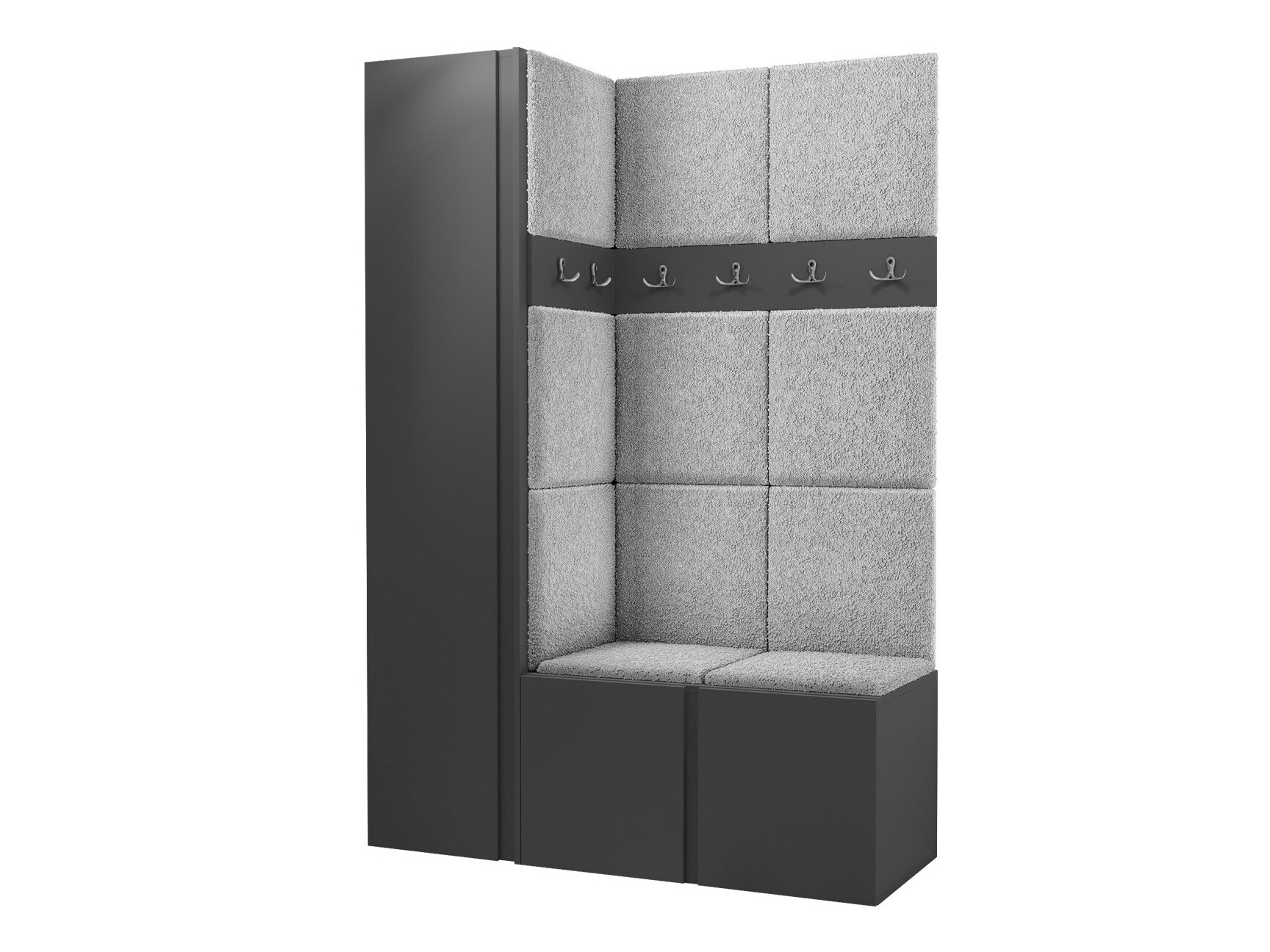 Flurgarnitur Pinis IX (Graphit)