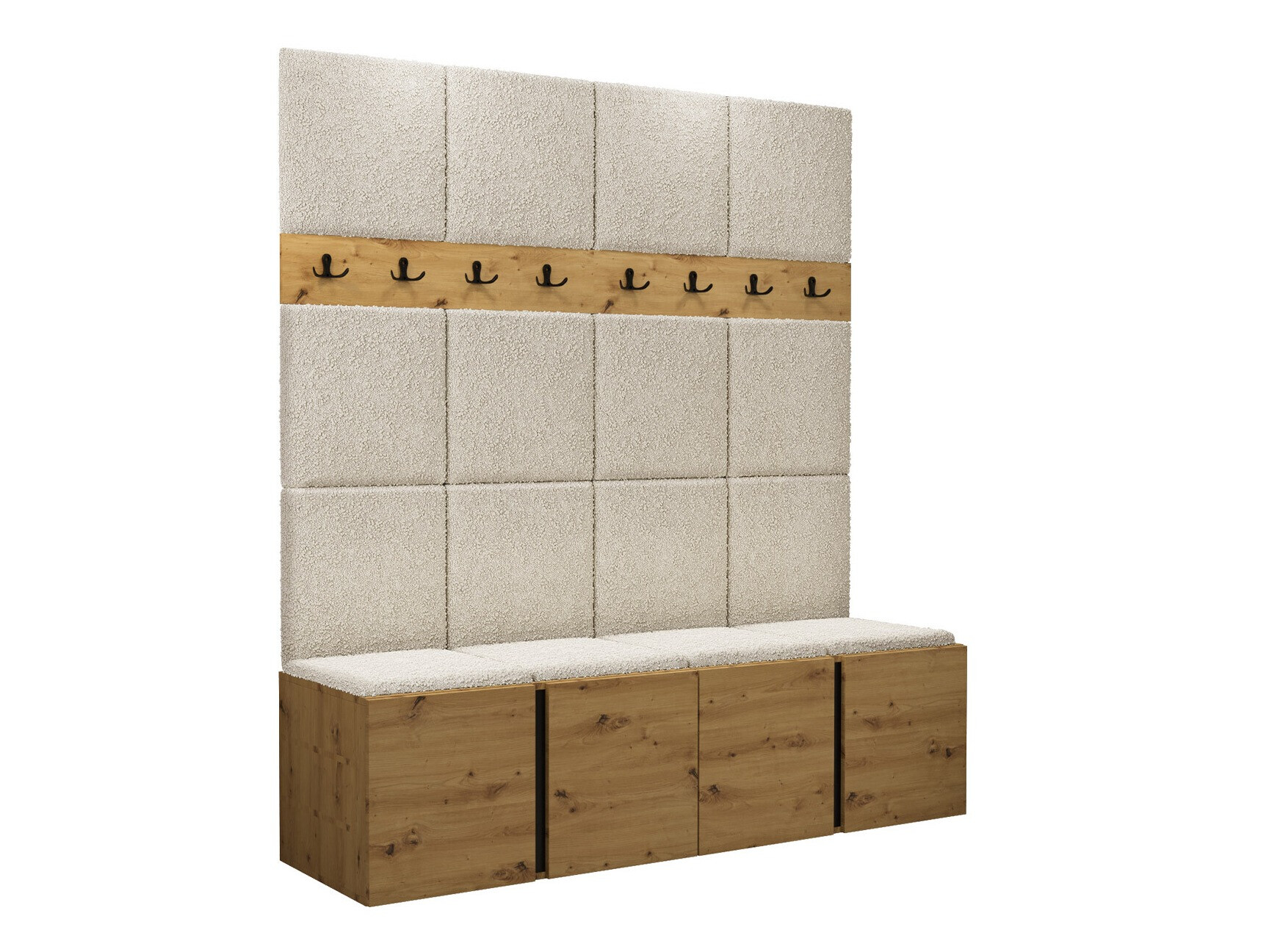 Flurgarnitur Pinis V (Artisan Eichenholzoptik)
