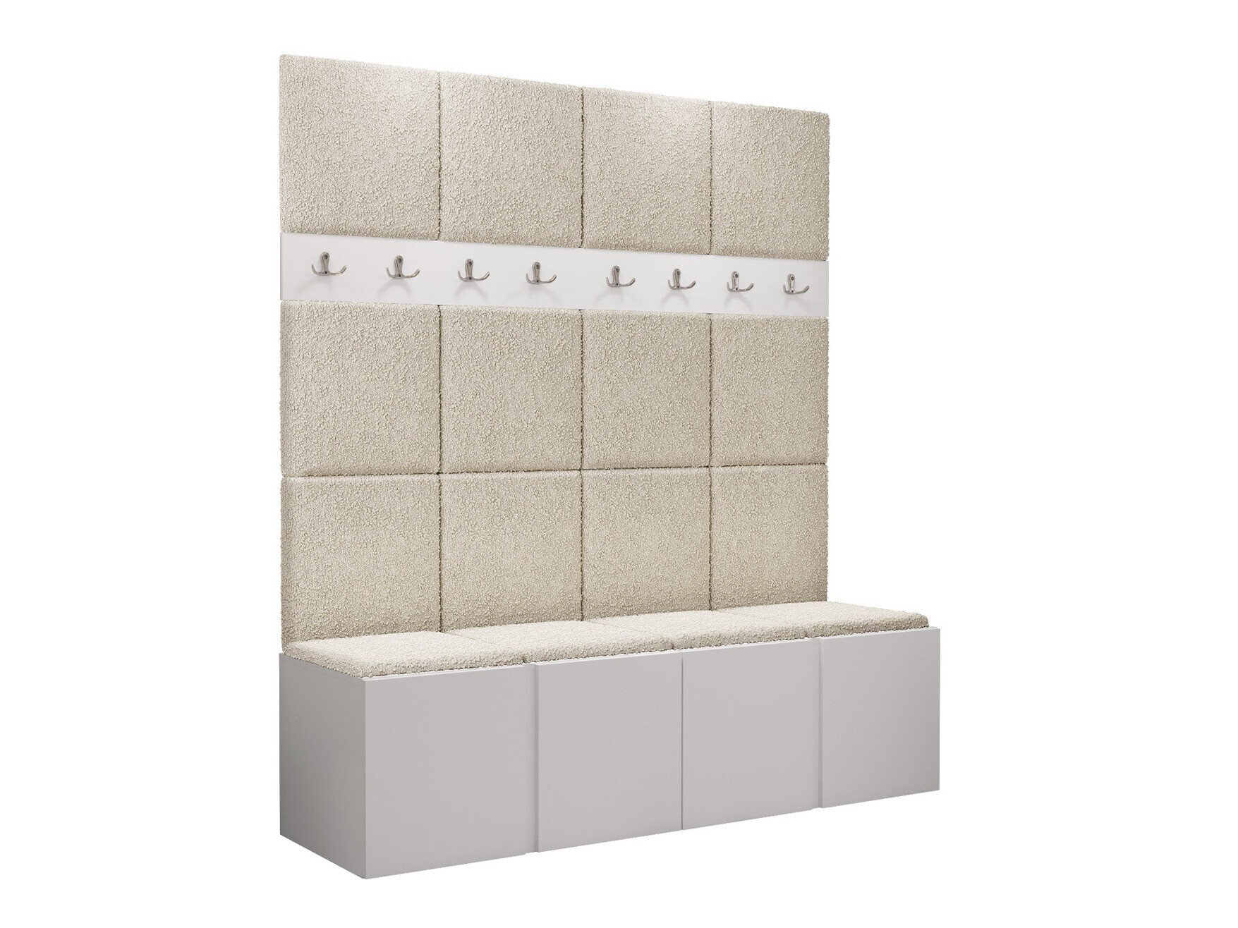 Flurgarnitur Pinis V (Weiß)