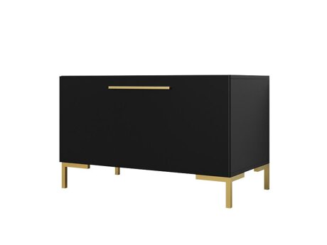 Schuhschrank Tivsoa 111 (Schwarz + Gold)
