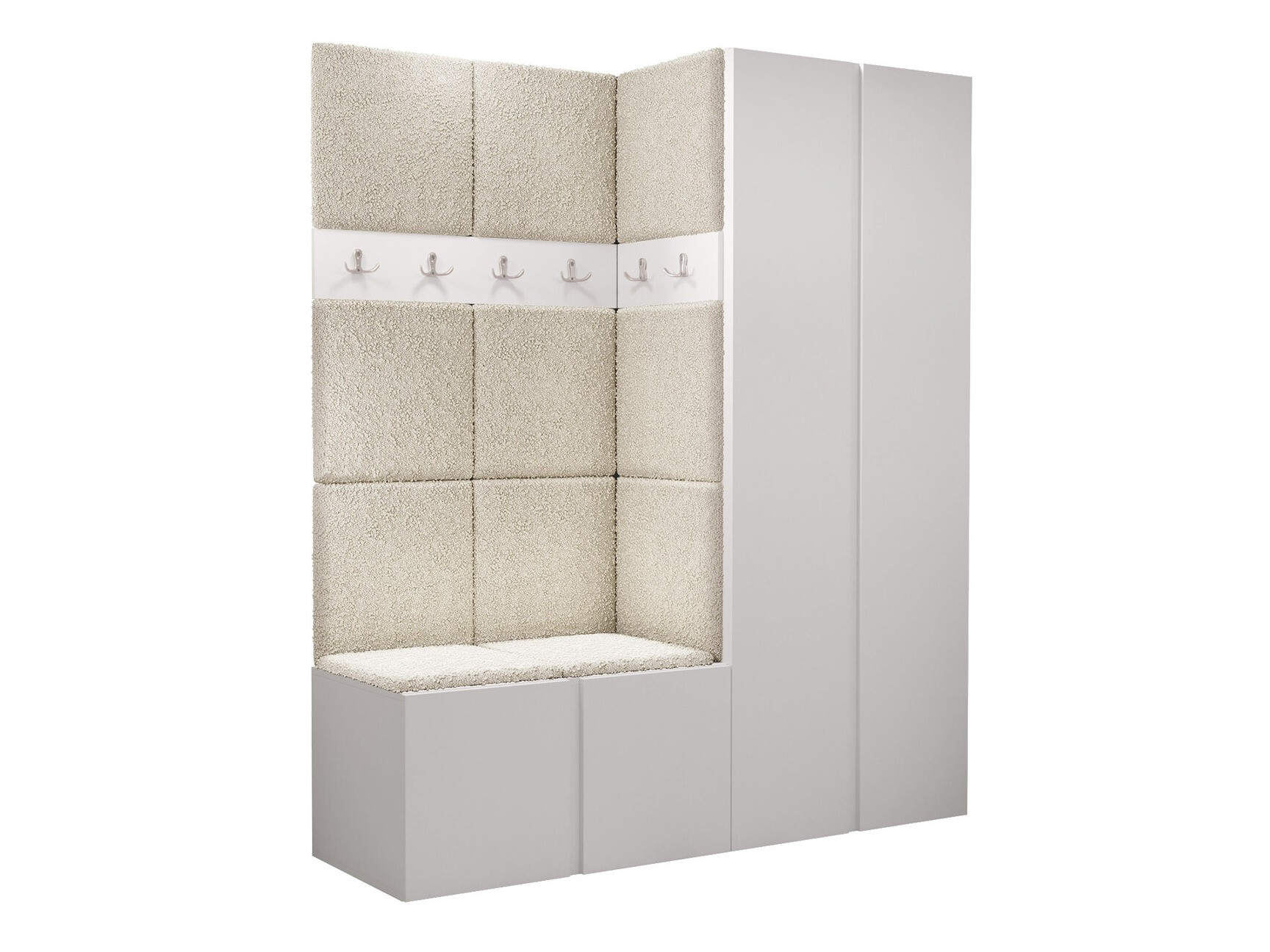 Flurgarnitur Pinis III (Weiß)