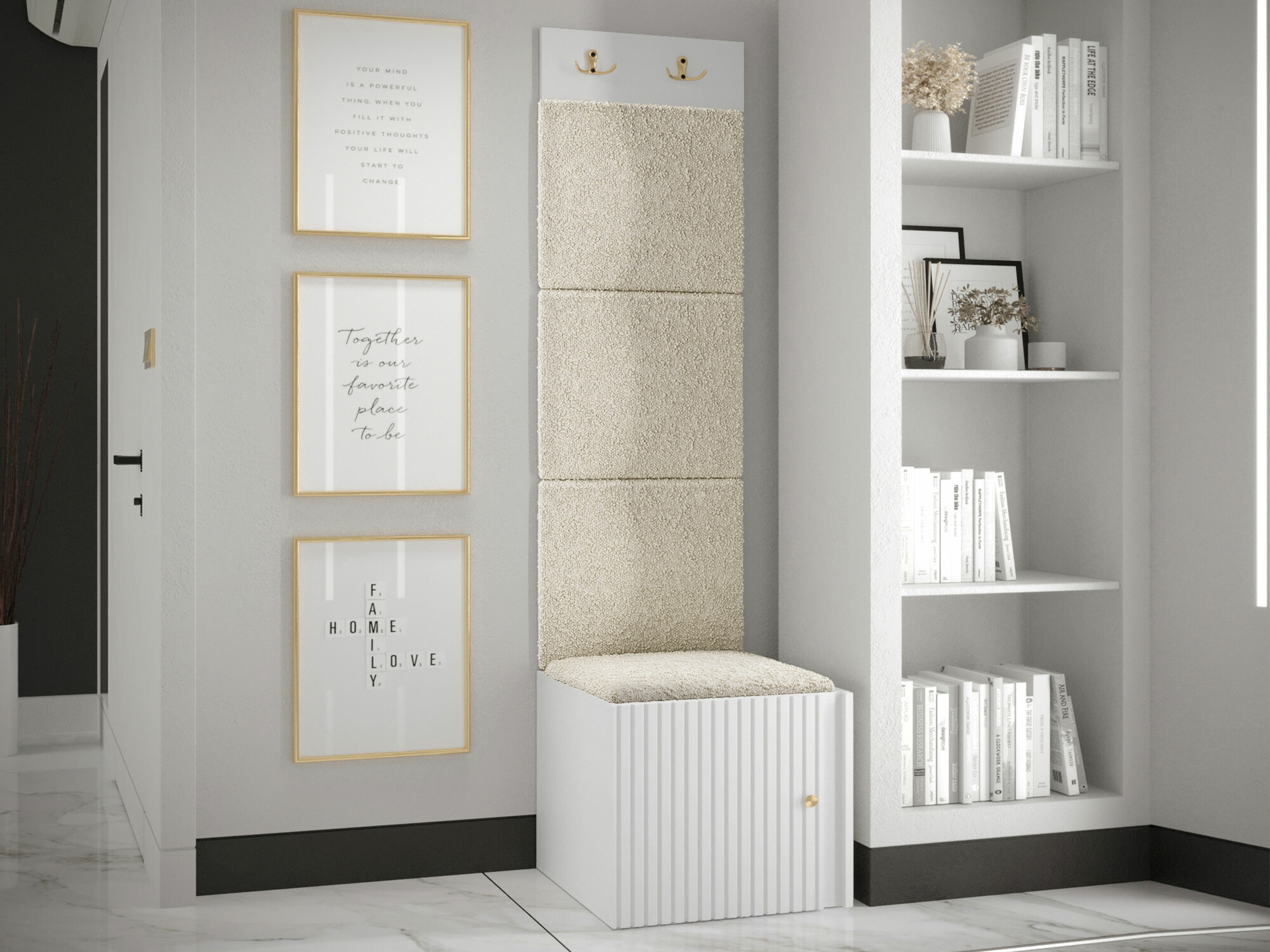 Flurgarnitur Hartford 386 (Weiß)