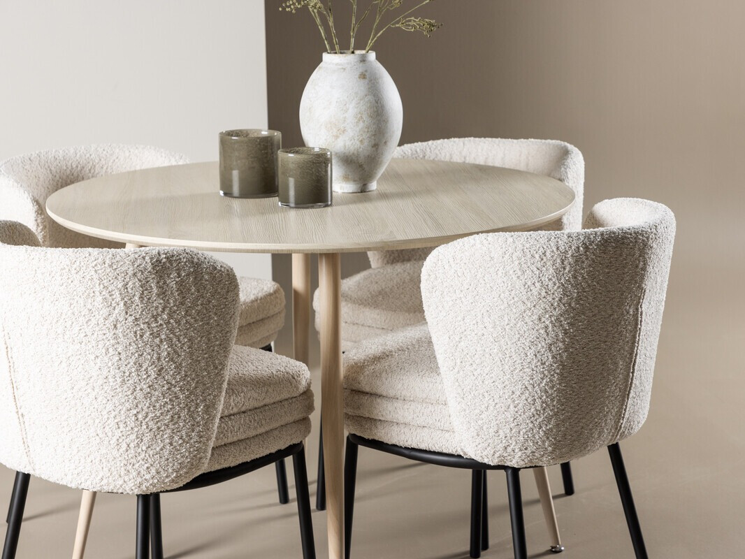 Essgruppe Dallas 4561 (Helles Holz)