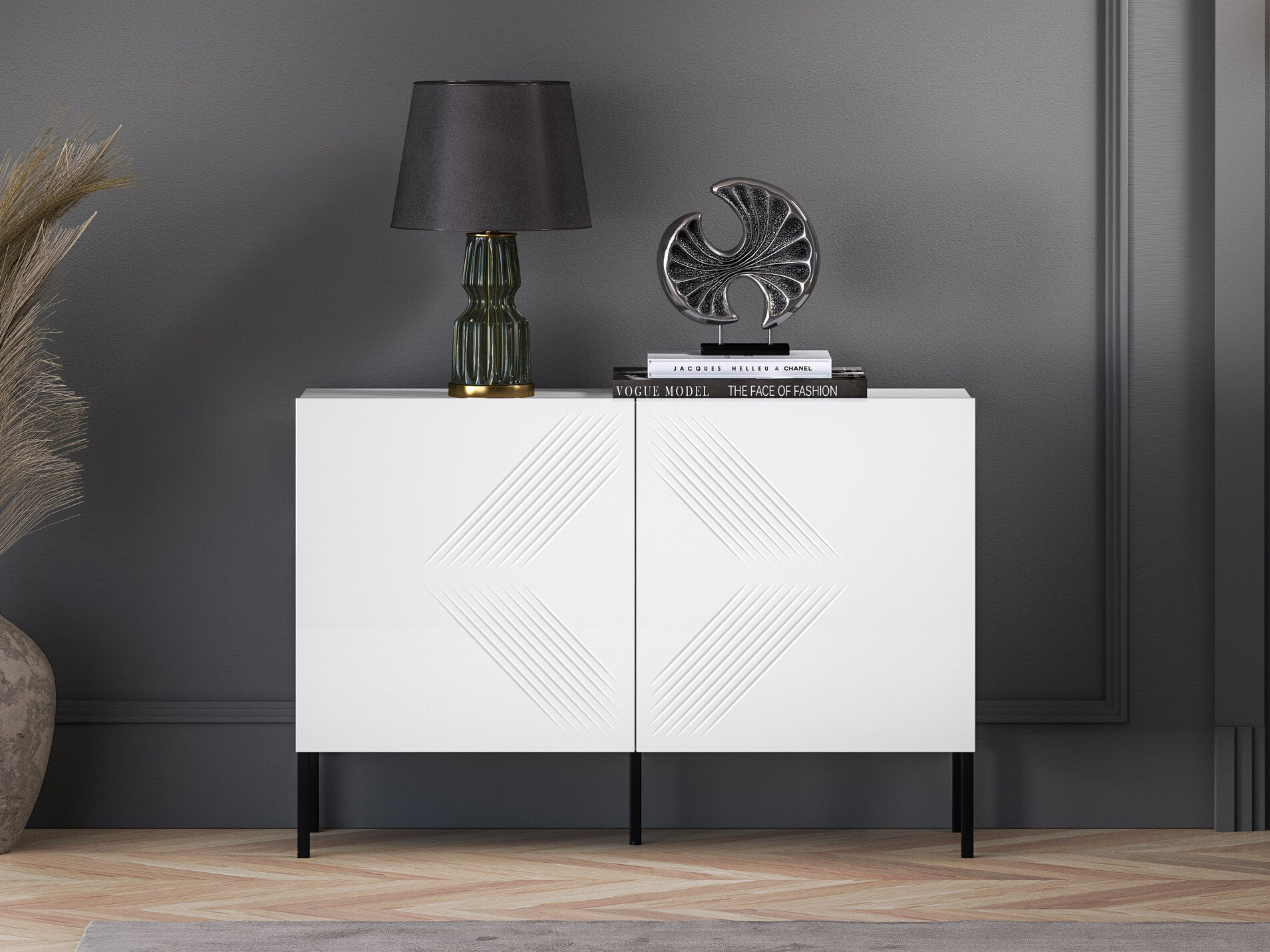 Sideboard Dorferi 104 (Schwarz)