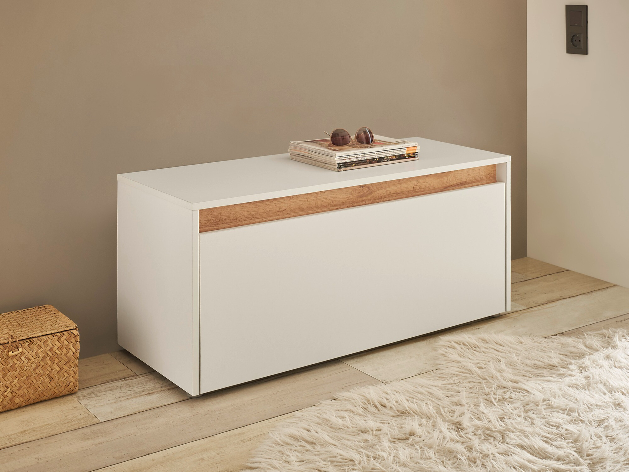 Schuhschrank Elbsori 163 (Weiß)