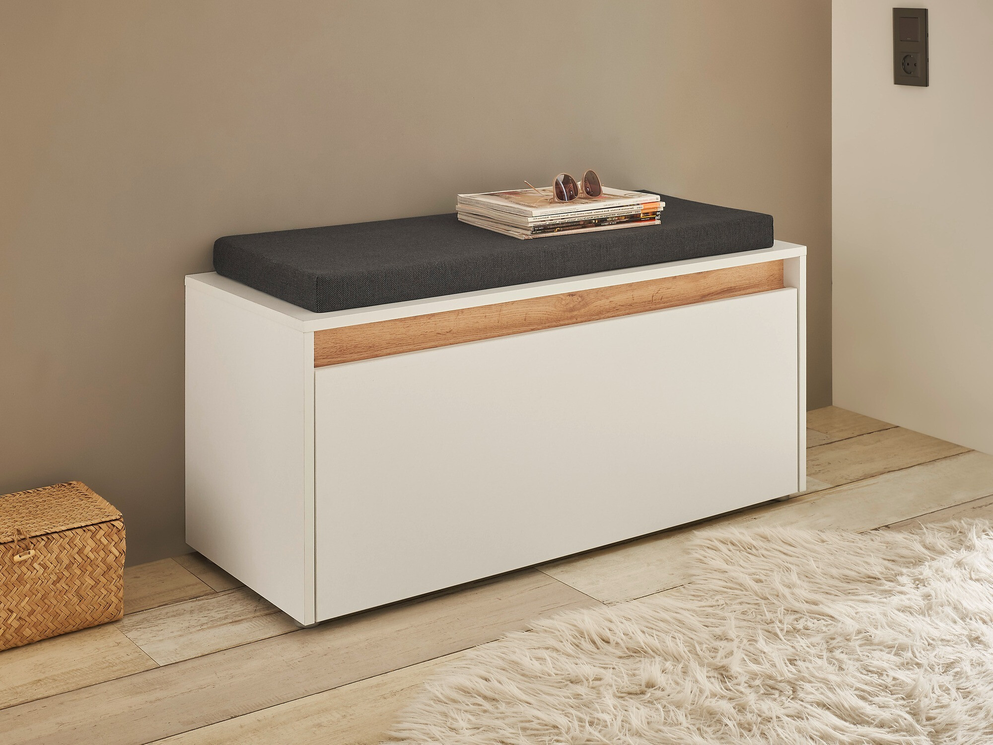 Schuhschrank Elbsori 164 (Weiß)