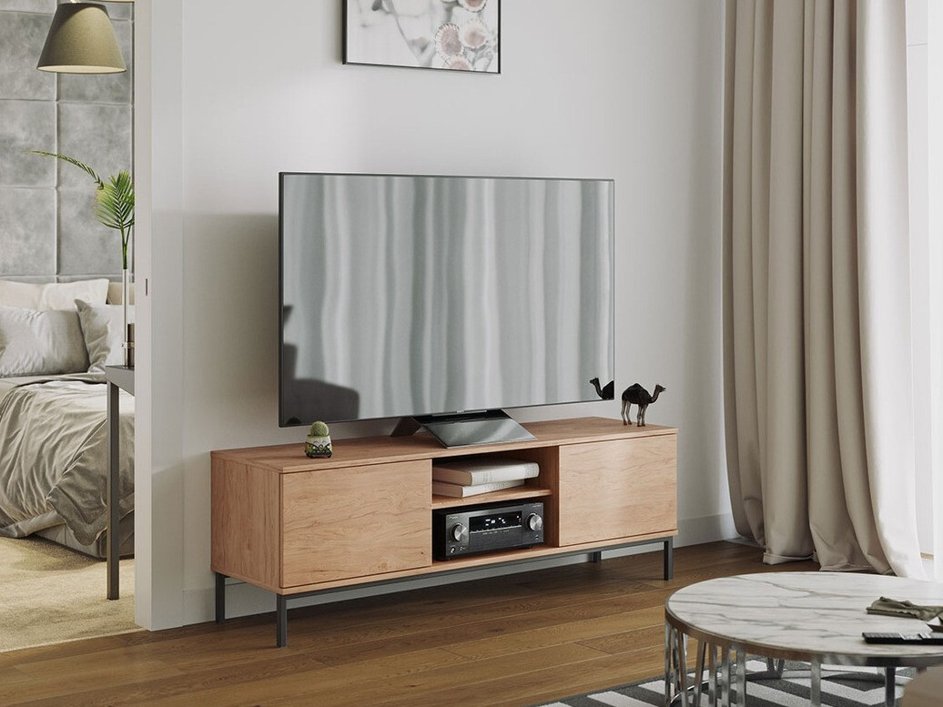 TV-Möbel Lomsore 101 (Helles Holz)