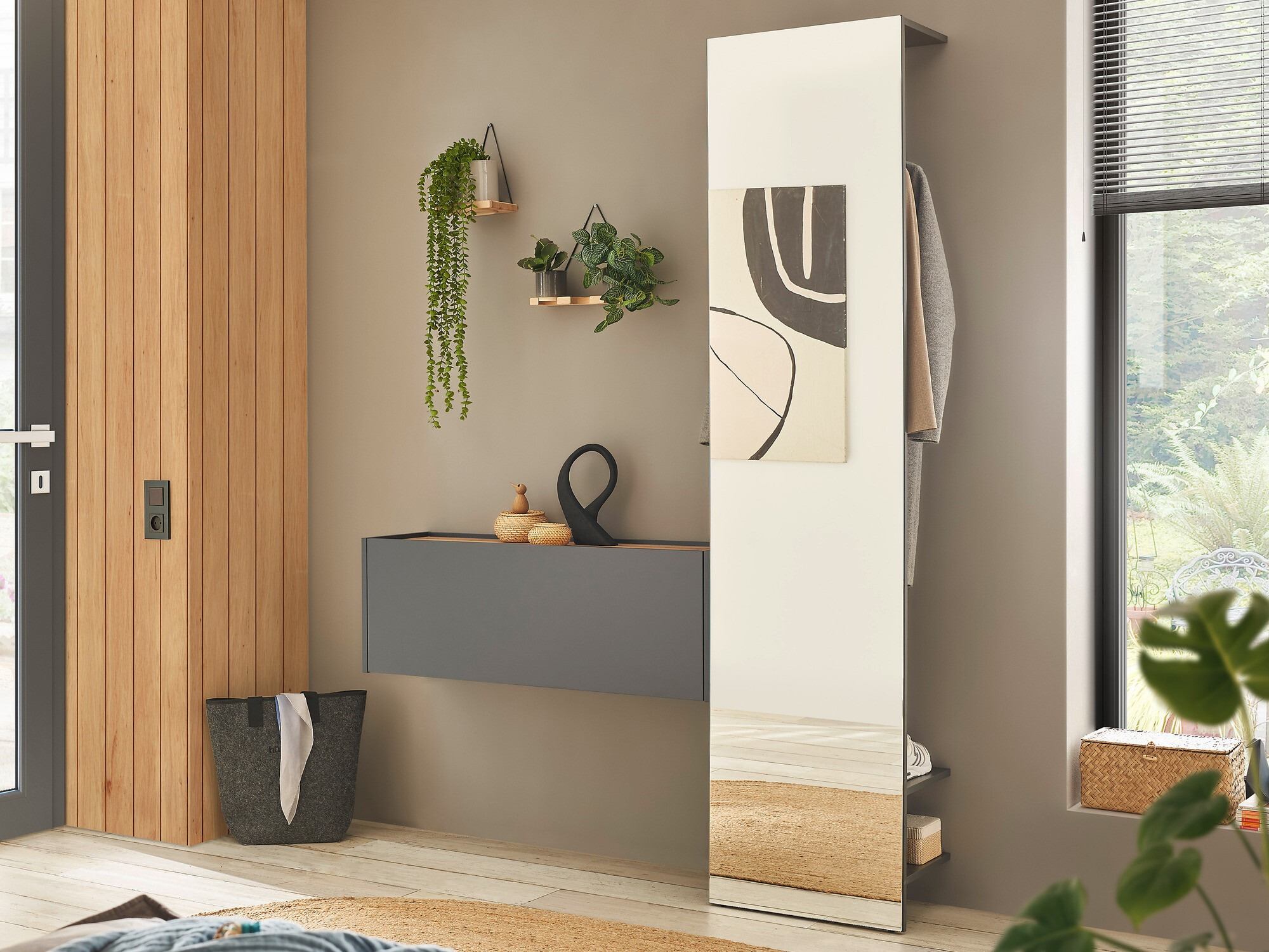 Flurgarnitur Elbsori 166 (Anthrazit)