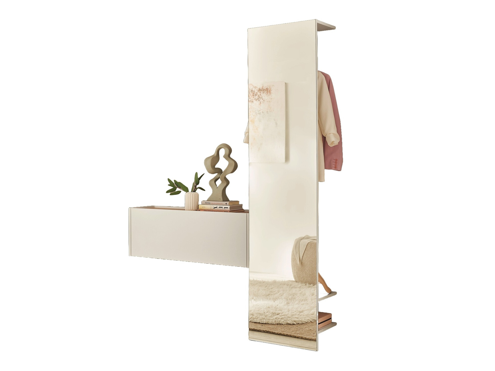 Flurgarnitur Elbsori 166 (Weiß)