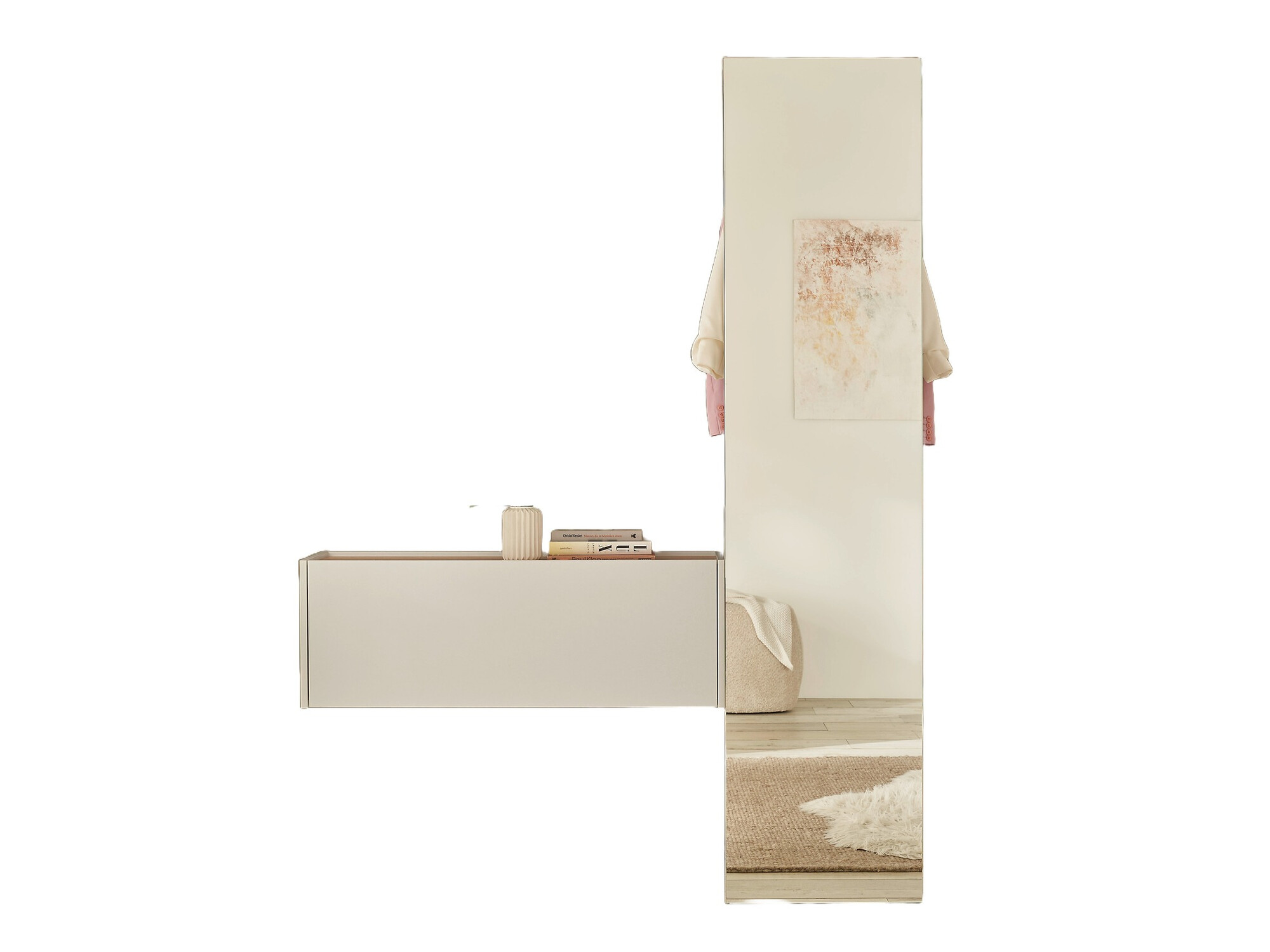 Flurgarnitur Elbsori 166 (Weiß)