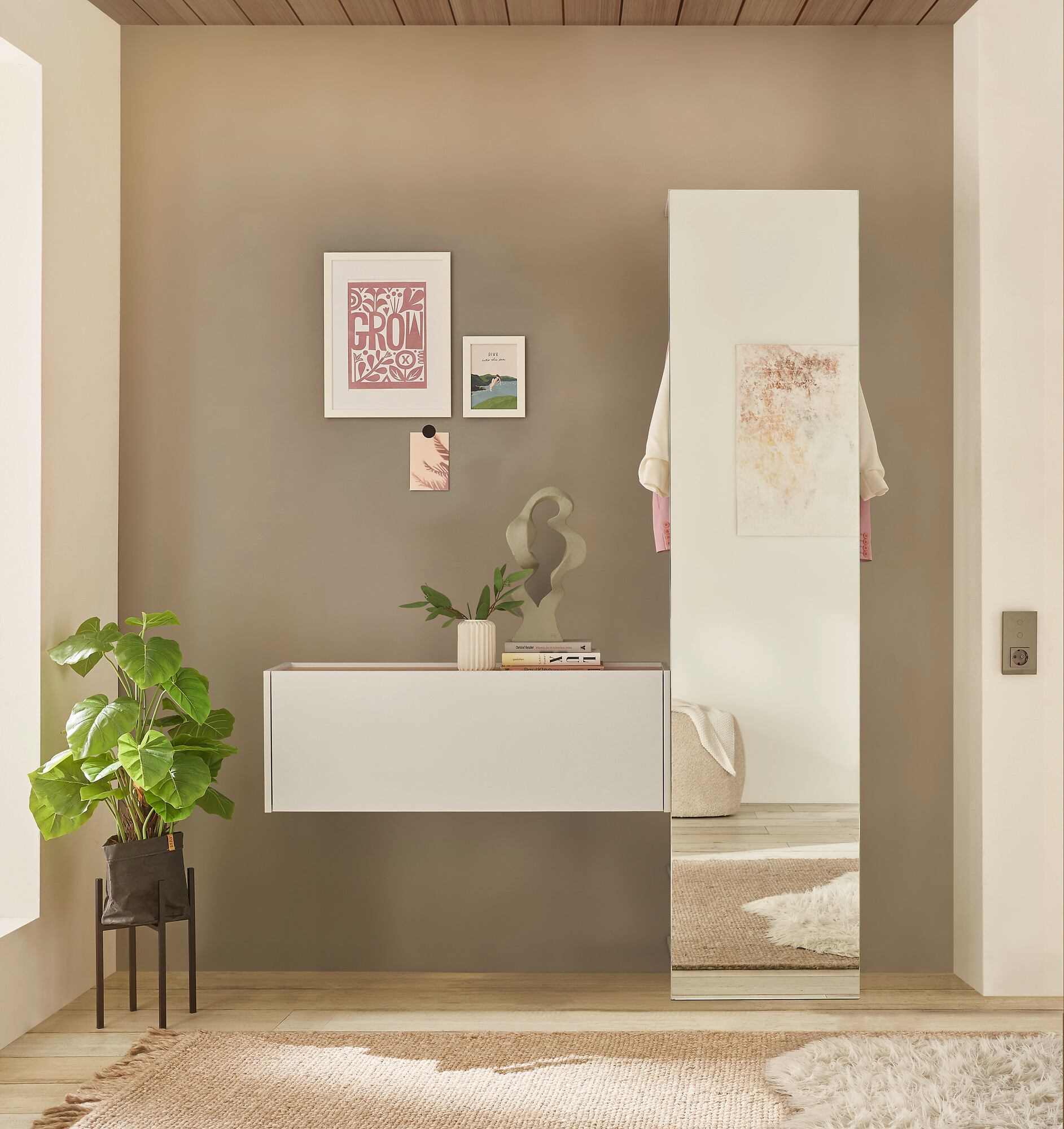 Flurgarnitur Elbsori 166 (Weiß)