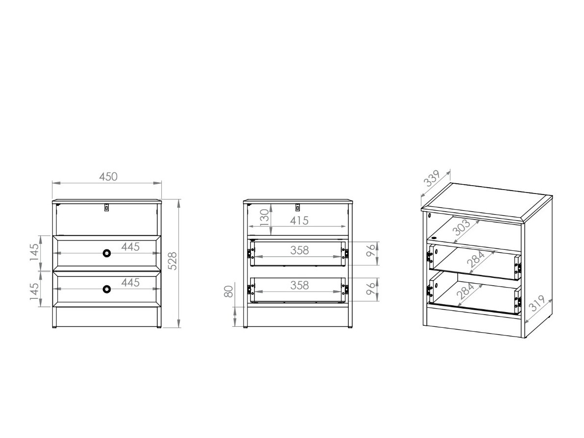 Nachttisch Romlevo 103