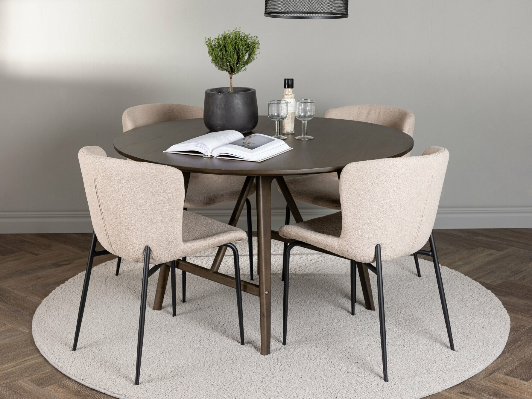 Essgruppe Dallas 4570 (Beige)
