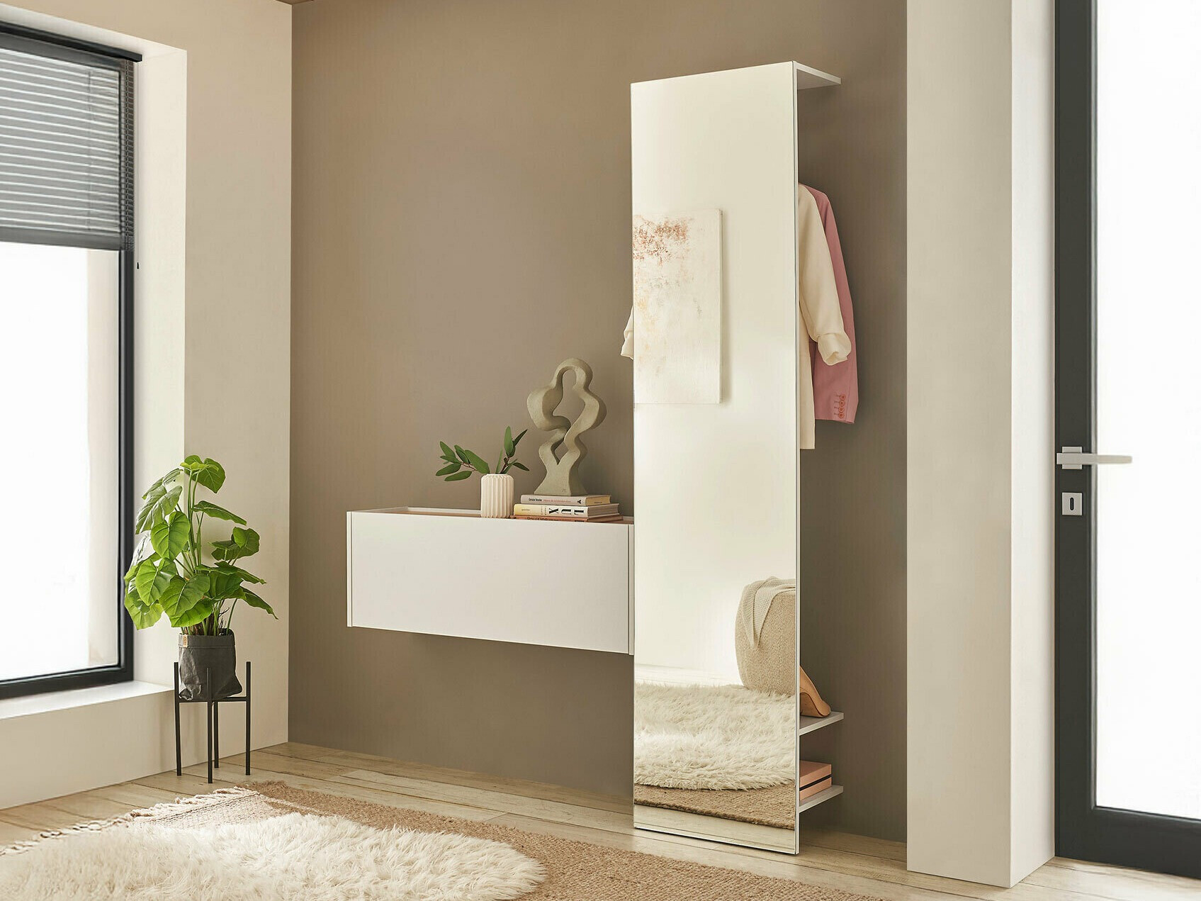 Flurgarnitur Elbsori 166 (Weiß)