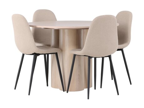Essgruppe Dallas 4578 (Helles Holz)