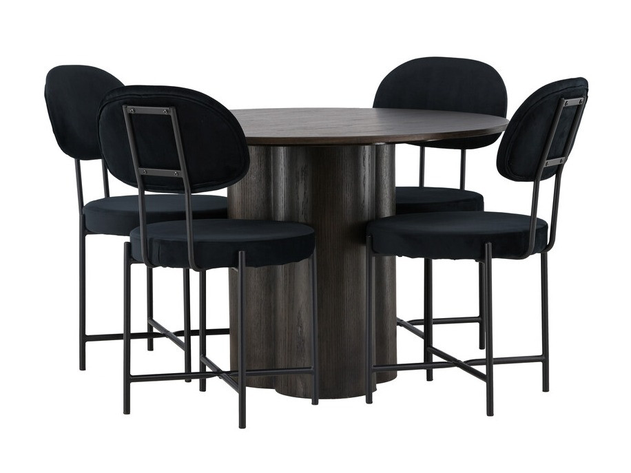 Essgruppe Dallas 4605 (Nussholzoptik dunkel)