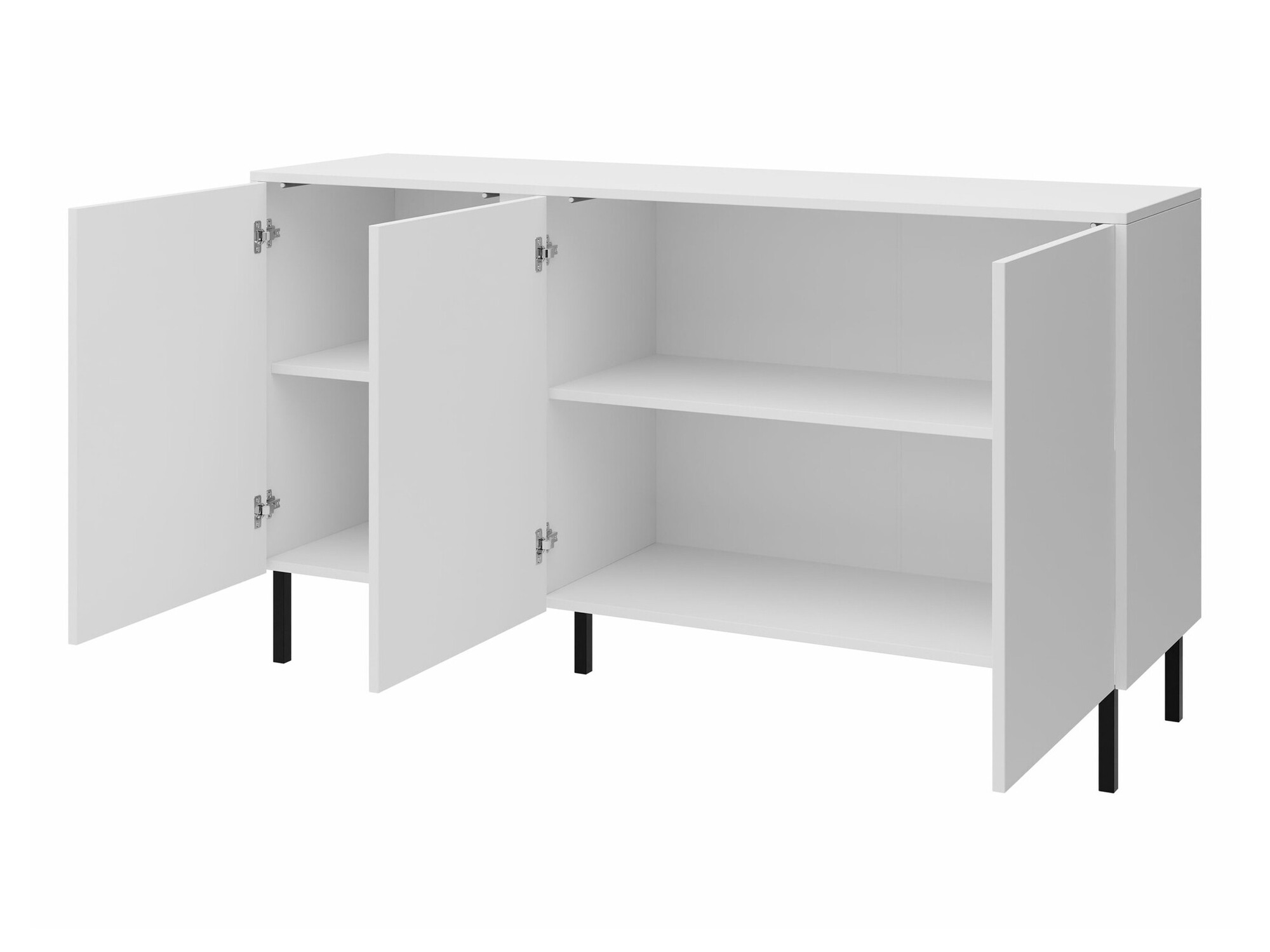 Sideboard Lumiri 101 (Eichenholzoptik + Schwarz)