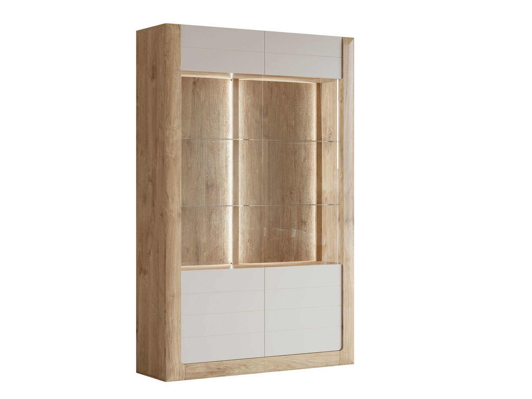 Regal Sovera 102 (Goldene Eichenholzoptik + Kaschmir)