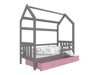 Bett Aurora 122 (Grau)