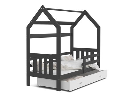 Bett Aurora 122 (Grau)