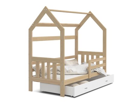Bett Aurora 122 (Kiefernholzoptik)