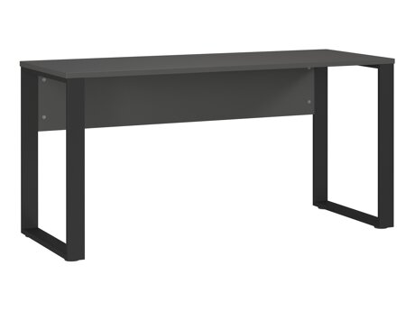 Bürotisch Evarsoa 100 (Graphit + Schwarz)