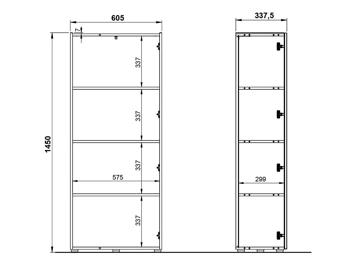 Regal Evarsoa 104 (Graphit + Navarra eichenholzoptik)
