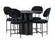 Essgruppe Dallas 4605 (Schwarz)