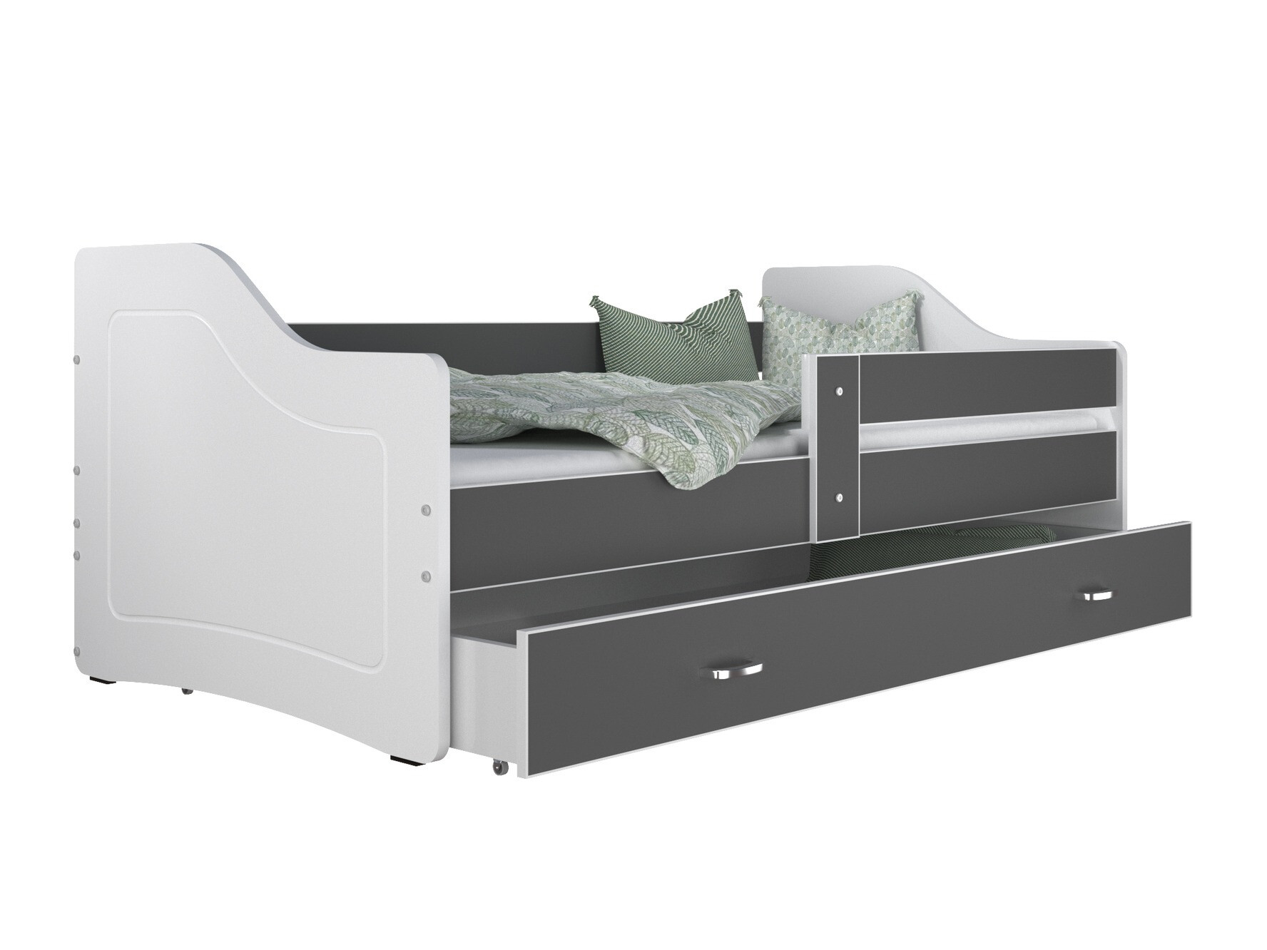Bett Aurora 136 (Grau)