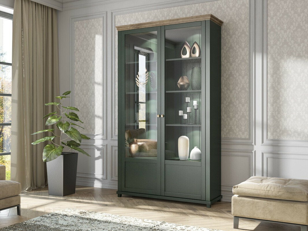 Regal Tolnue 102 (Dunkelgrün + Lefkas-Eiche)