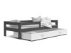 Bett Aurora 125 (Grau)
