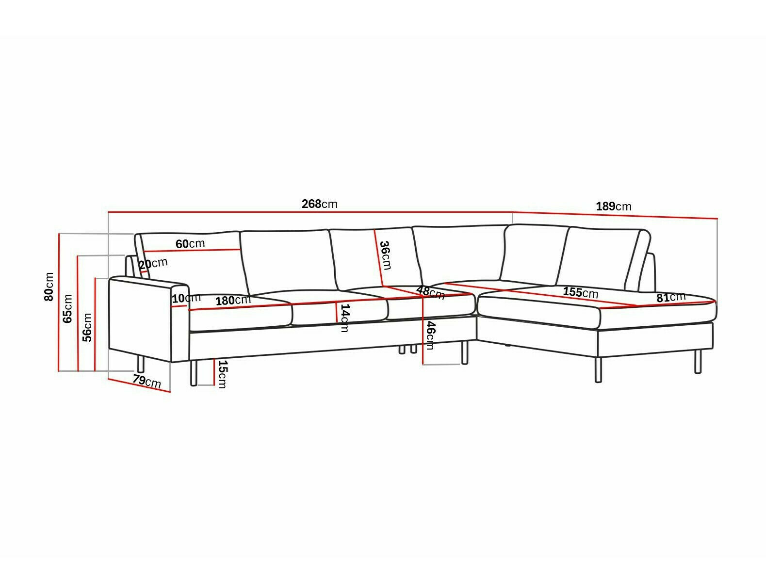 Ecksofa Tenfloa 100 (Lincoln 90)