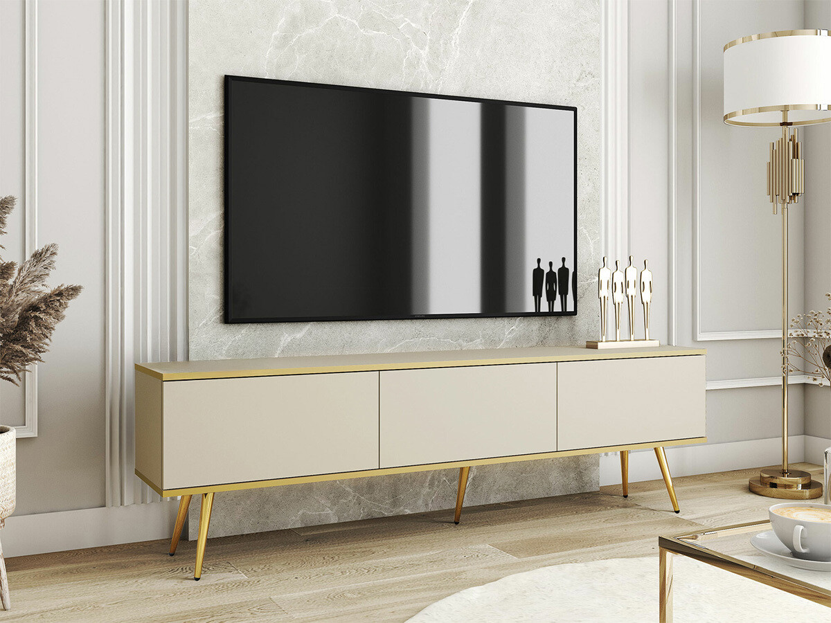 TV-Möbel Princal II (Cremefarben)