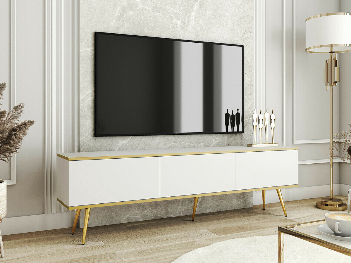 TV-Möbel Princal II (Weiß)