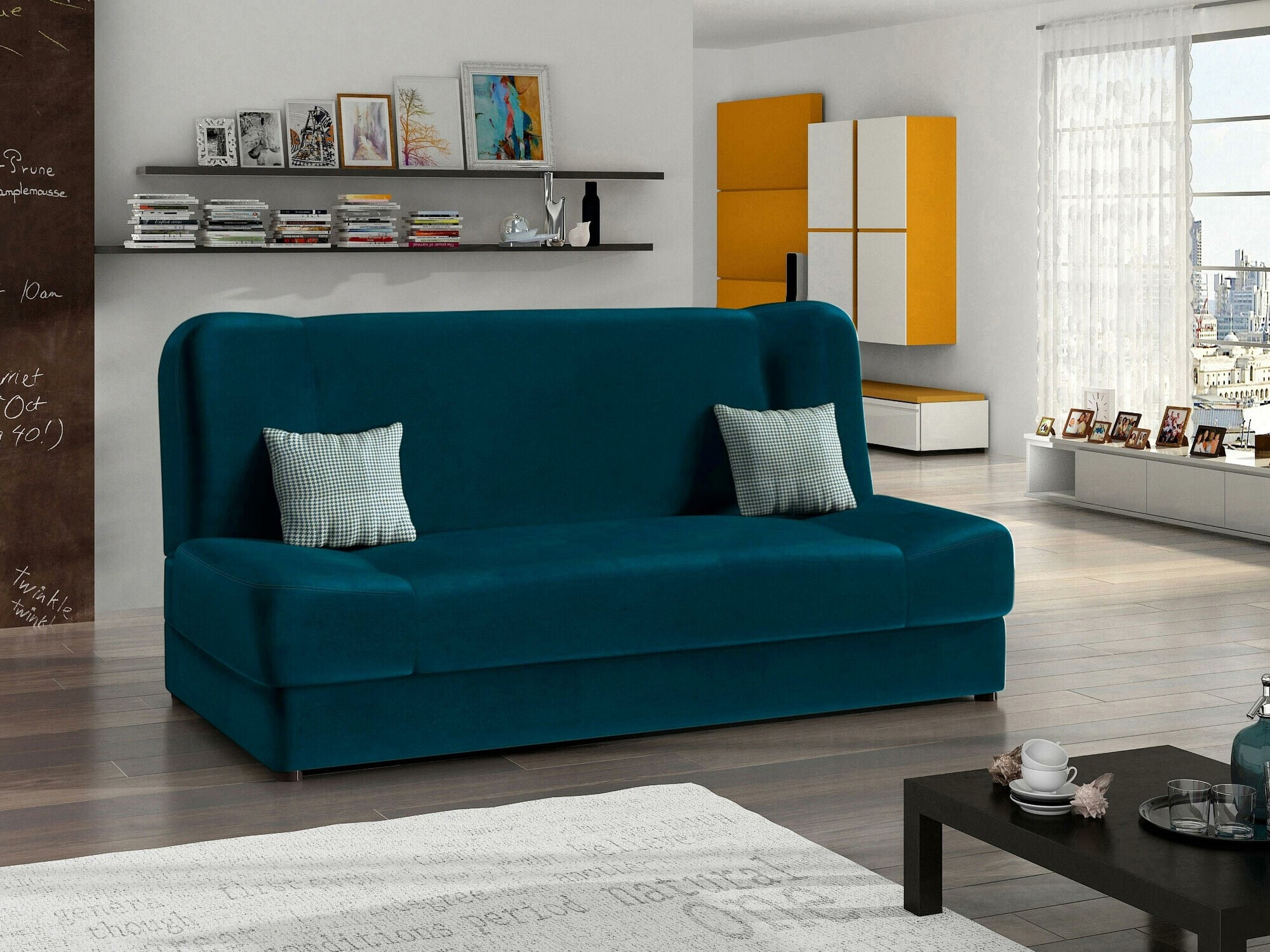 Schlafsofa Comfivo Cera II (Venus Velvet 2911 + Kenya 796)