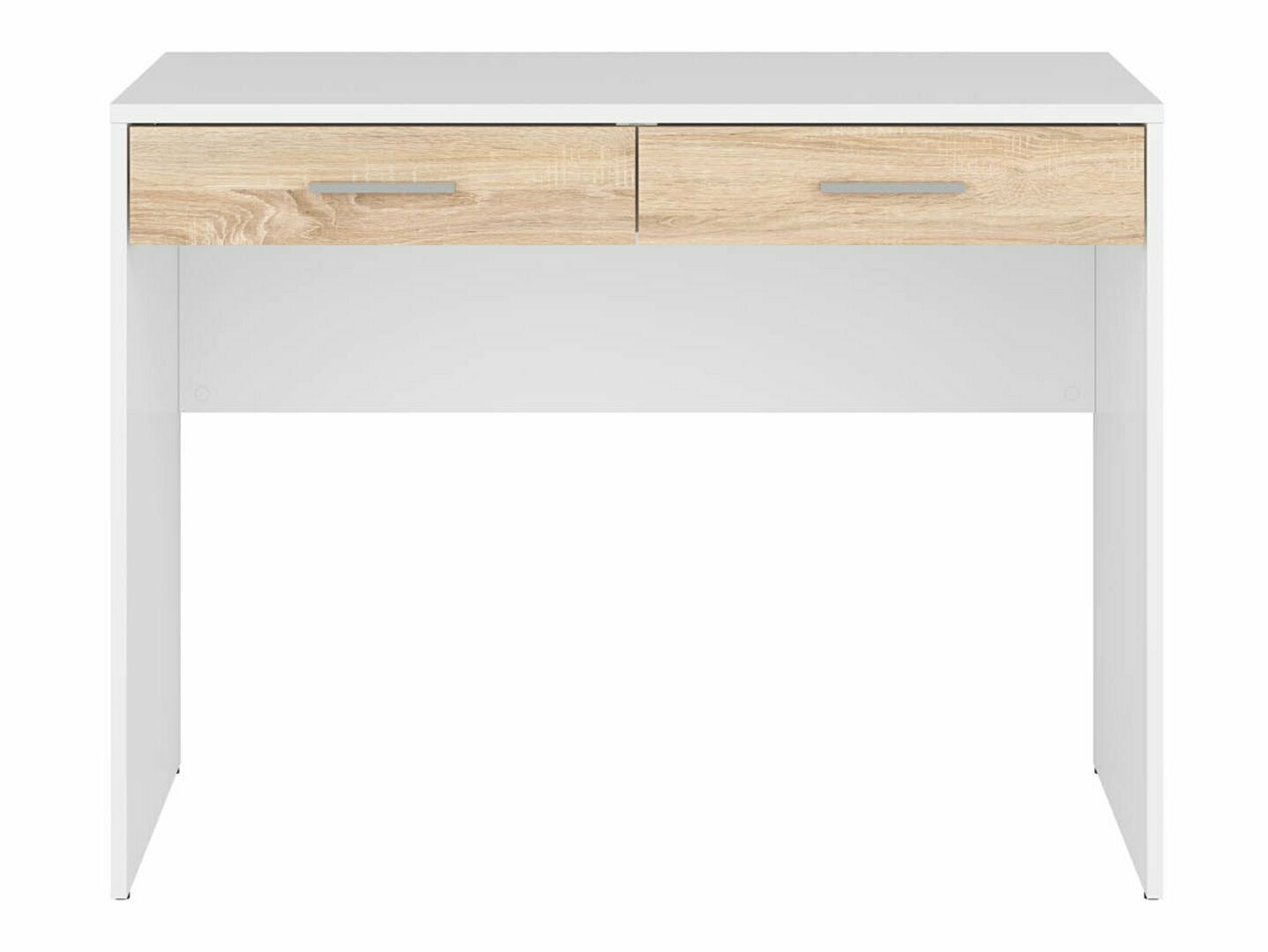 Bürotisch Novsore 109 (Weiß + Sonoma Eichenholzoptik)