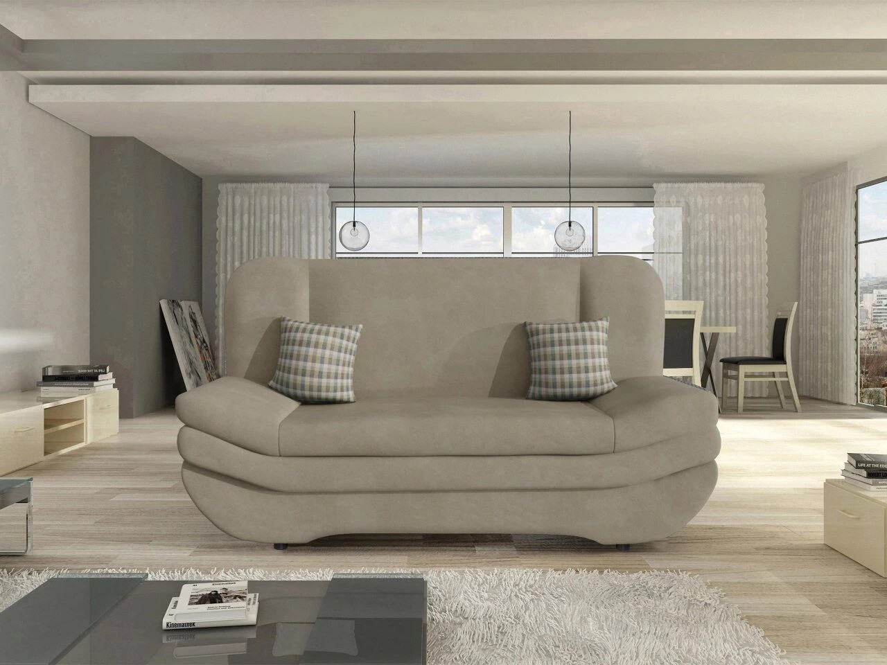 Schlafsofa Comfivo 235 (Bizon 2111 + Senegal 823)